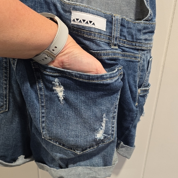 SALE!! Trendy Blue Denim Overalls - Picture 13 of 13